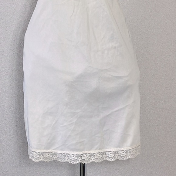 Vintage Sears “The Doesn’t Slip” Nylon Short Slip Dress Size 32 Classic NonCling - Picture 14 of 16